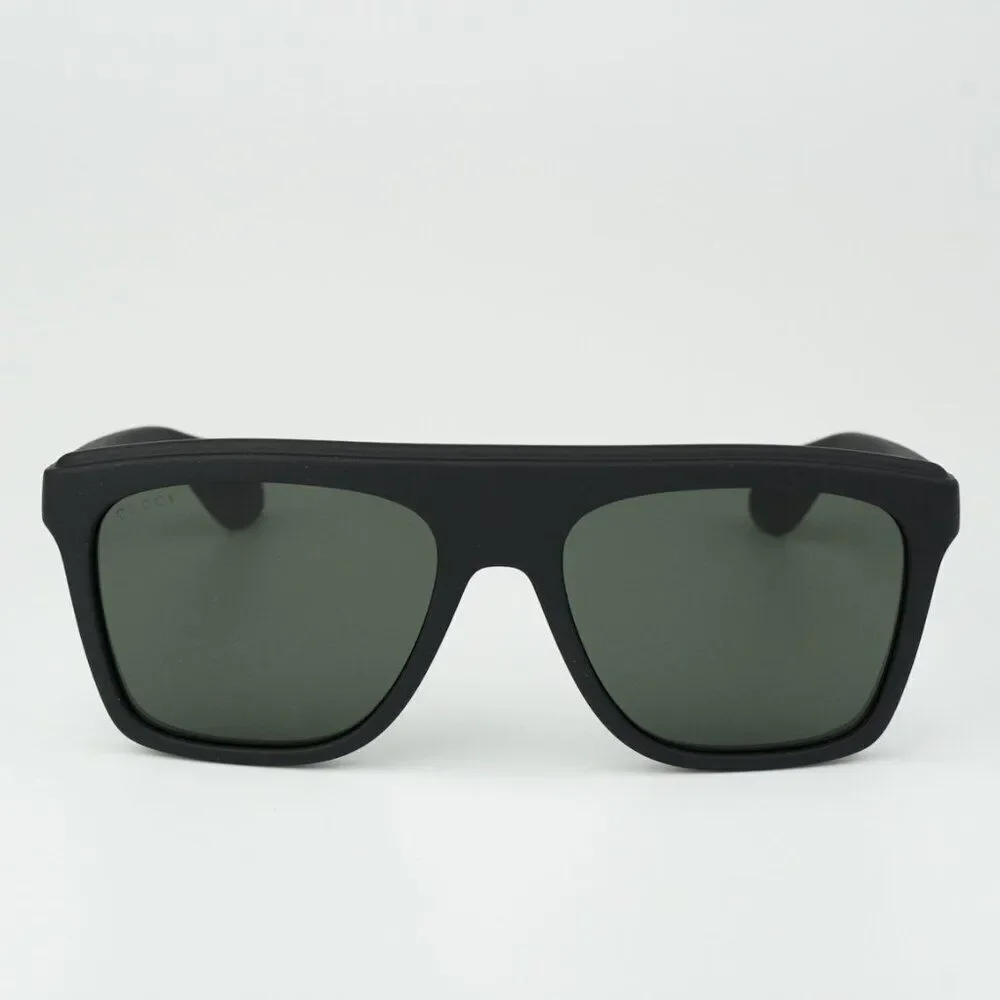 NEW Gucci GG1570S 001 Matte Black Grey Unisex Pilot Sunglasses GG 1570S